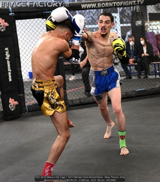 2021-05-02 Milano in the Cage 7 10217 Michael Oriolo-Ahmed Elasar - Muay Thai pro -57kg